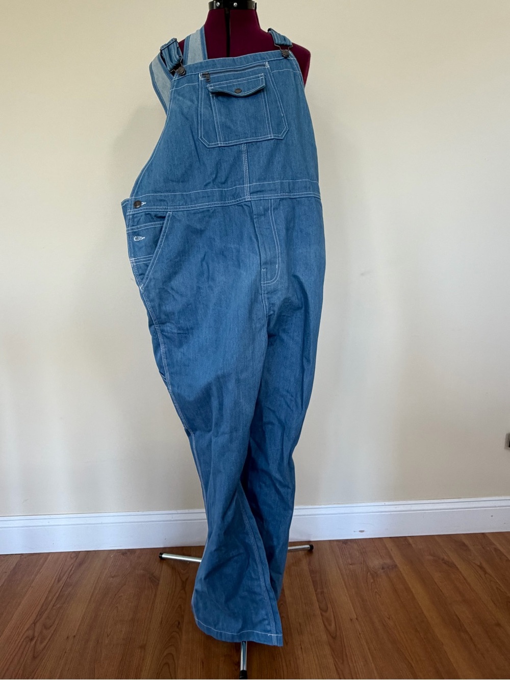 Men's Blue Denim Overalls - Classic Workwear Style Craftsman brand NWT